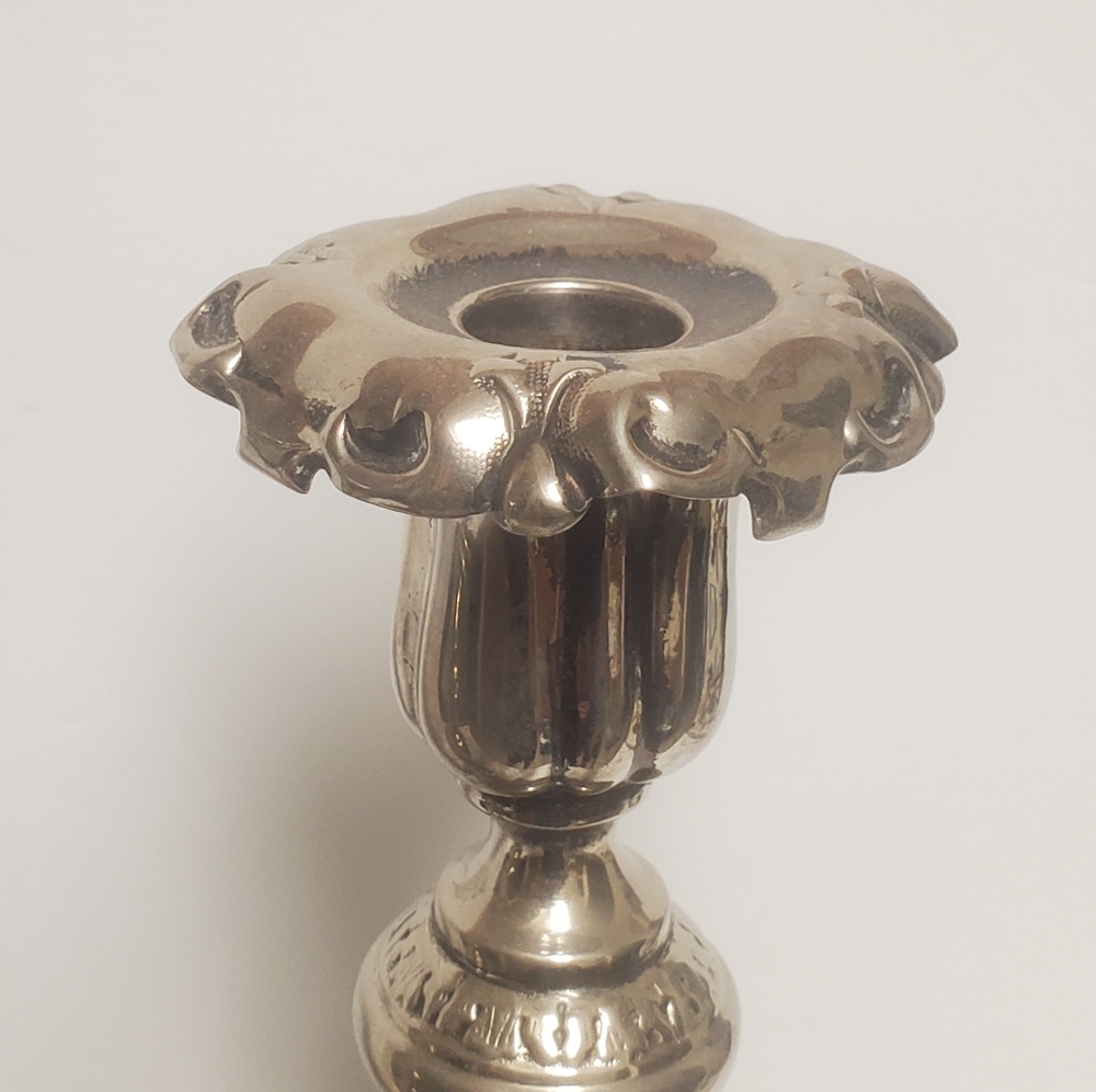 Silver Plated Candlesticks - Picture 3 of 12